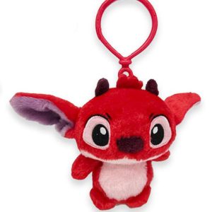 Disney Lilo och Stitch 3D mjukisdocka med hängare, väsksmycke 12 cm