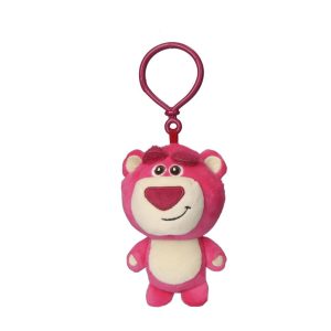 Disney Toy Story Lotso rosa 3D plyschfigur med hängare, väsksmycke 13 cm