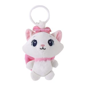 Disney Marie 3D plyschfigur med hängare, väsksmycke 13 cm