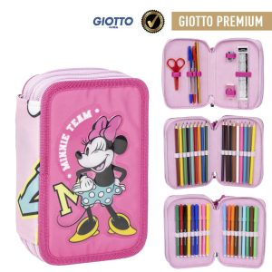 Disney Mimmi Pigg pennfodral med 3 våningar