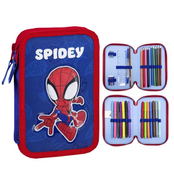 Spindelmannen Spidey pennfodral fyllt, 2-vånings