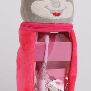 Disney Mimmi Pigg grå pennfodral med plyschfyllning 27x12 cm