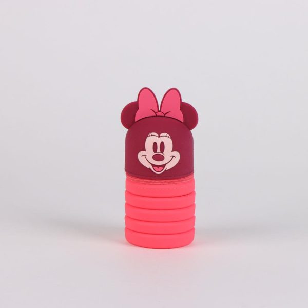 Disney Minnie 3D Pennfodral Mörkröd 20 cm