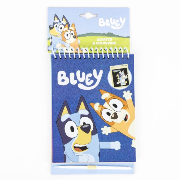 Bluey Bingo skrapkort och målarset 14x21 cm