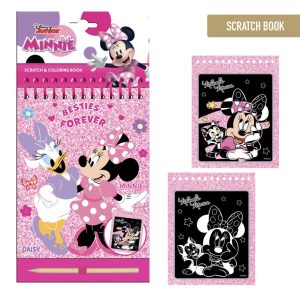 Disney Mimmi Pigg skrap- och färgläggningsset 14x21 cm