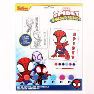 Spindelmannen Spidey Friends måla efter nummer set