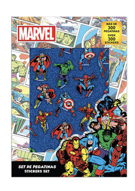 Avengers Hero Team klistermärkesset 300 st