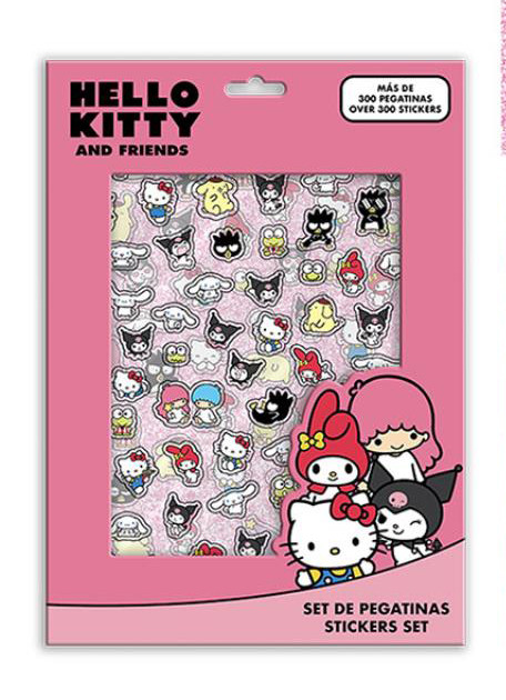 Hello Kitty Friends klistermärkesset, 300 st