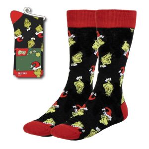 The Grinch svarta herrstrumpor långa 38/45