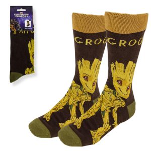 Guardians of the Galaxy I am Groot vuxen långa strumpor 38/45