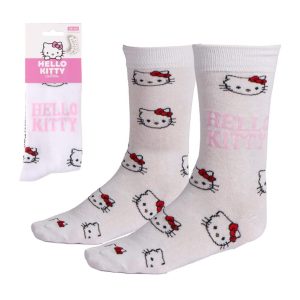 Hello Kitty vita långstrumpor för vuxna 36/43