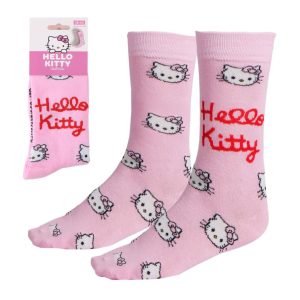 Hello Kitty Mini Head vuxen långa strumpor 36/43