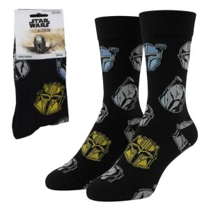 Star Wars Strumpor The Mandalorian 38–45 – Långa Strumpor Bomull Svarta