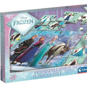 Disney Frozen Ice Kingdom interaktivt 24-bitars pussel Clementoni