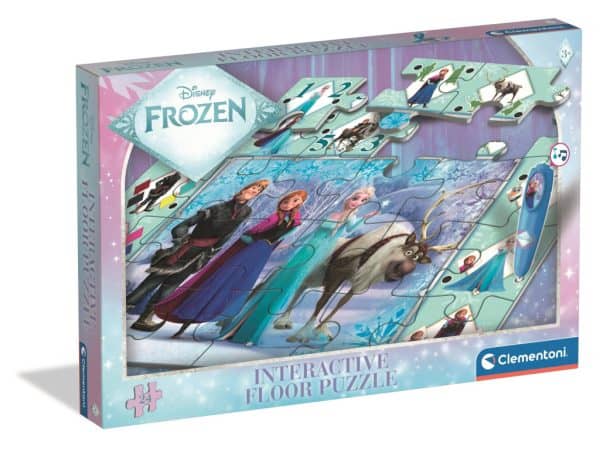 Disney Frozen Ice Kingdom interaktivt 24-bitars pussel Clementoni