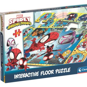 Spindelmannen Spidey och vänner interaktivt 24-bitars pussel Clementoni