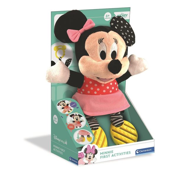 Disney Mimmi Pigg Dots mjukisdocka Clementoni 28x11 cm