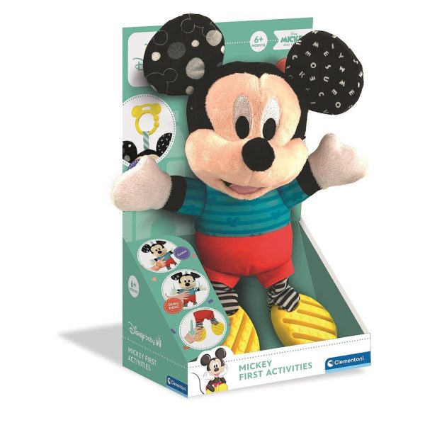 Disney Musse Pigg mjukisdjur Letters Clementoni 28x11 cm