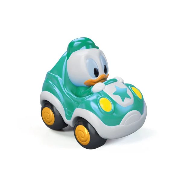 Disney Donald Drag-och-kör leksaksbil Clementoni 9x8 cm