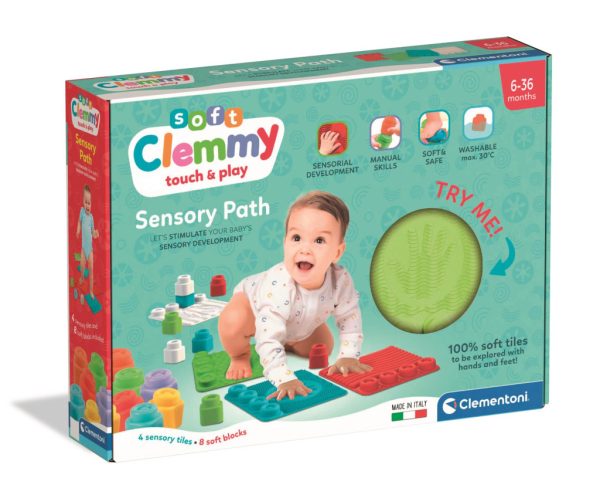 Colour Clemmy Touch & Play utvecklande babyleksak 38x28 cm