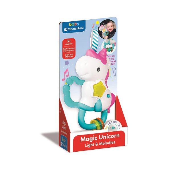 Enhörning Magic babyskallra Clementoni