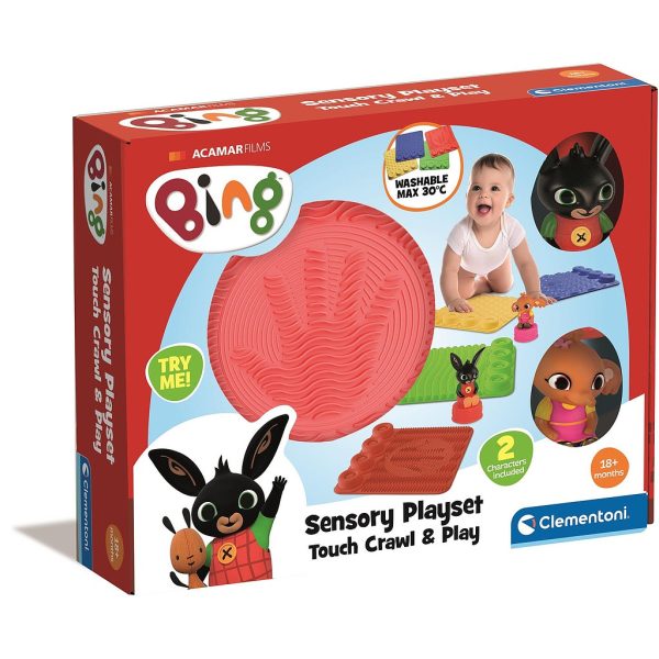 Bing Clemmy Crawl & Play sensorisk utvecklingsleksak för baby
