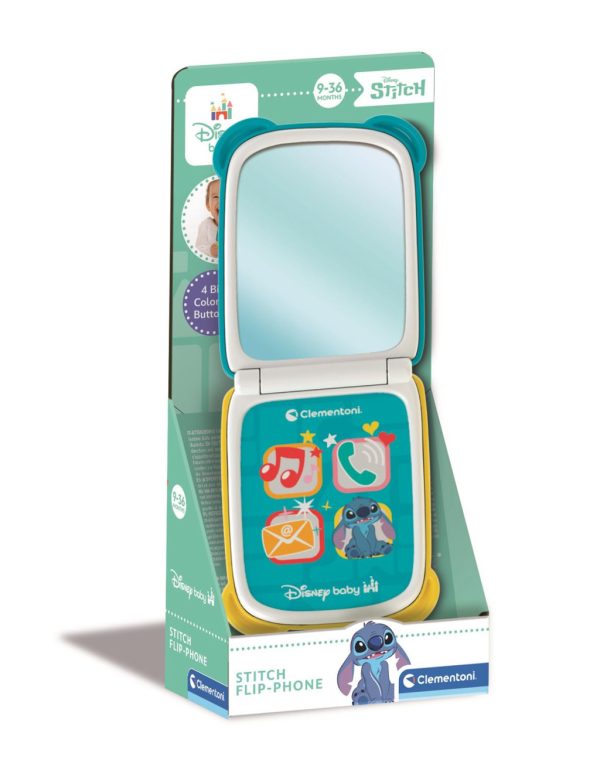 Disney Lilo and Stitch Smile interaktiv vikbar smartphone Clementoni