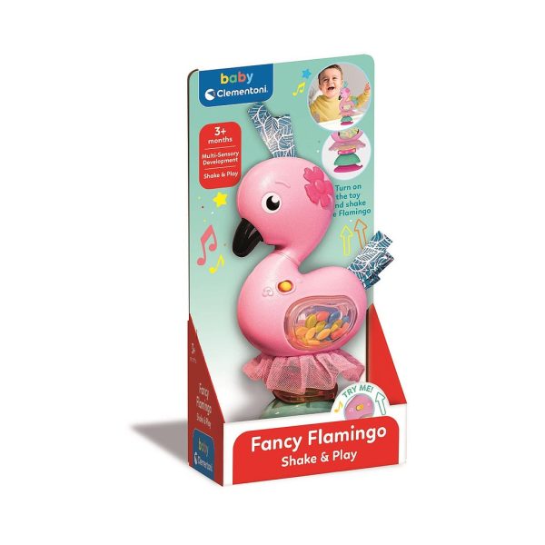 Animals Fancy Flamingo Baby Skallra Clementoni