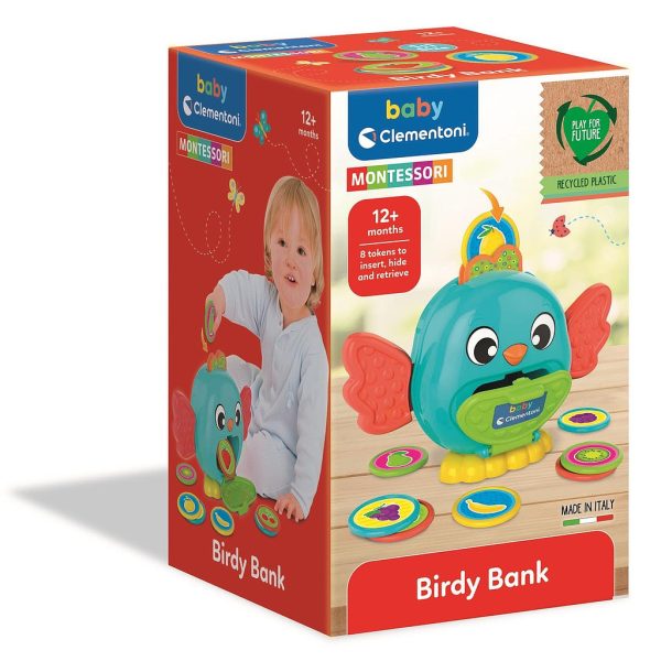 Colour Montessori Fågel Sparbössa Babyleksak Clementoni