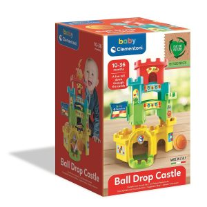 Colour Drop Castle Bollbana Byggleksak för Baby Clementoni