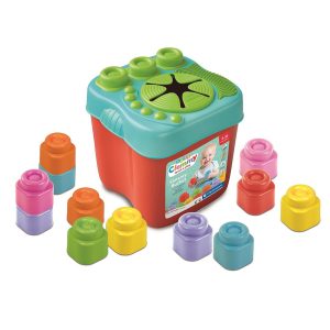 Colour Clemmy pedagogiskt byggset med förvaring från Clementoni