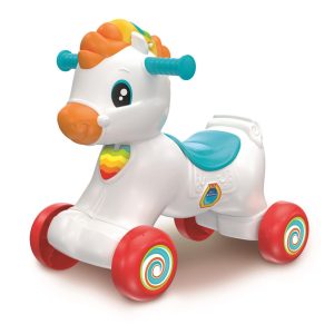Colour Rainbow Rider interaktiv gunghäst 3 i 1 Clementoni