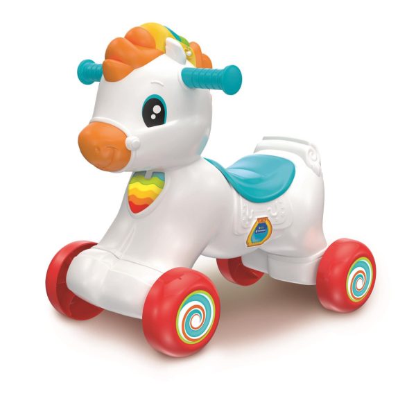 Colour Rainbow Rider interaktiv gunghäst 3 i 1 Clementoni