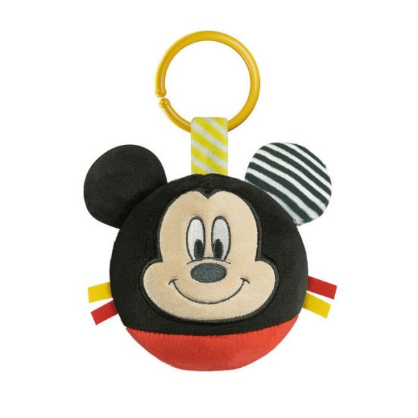 Disney Musse Pigg mjuk bollfigur, babyrassel Clementoni