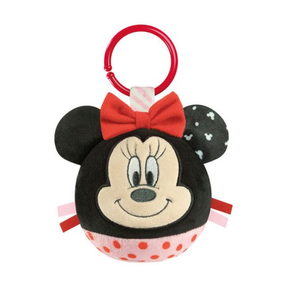 Disney Mimmi Pigg mjuk bollfigur, babyrassel Clementoni