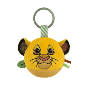 Disney Lejonkungen mjuk bollfigur, skallra för baby Clementoni