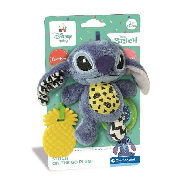 Disney Lilo and Stitch Ananas mjukisdjur och bitring Clementoni 15 cm