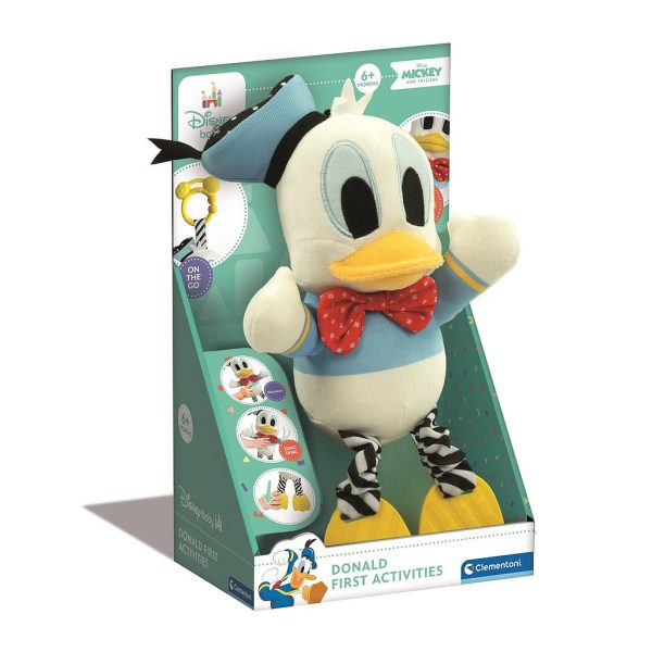 Disney Donald mjukisdocka med fluga Clementoni 28x11 cm