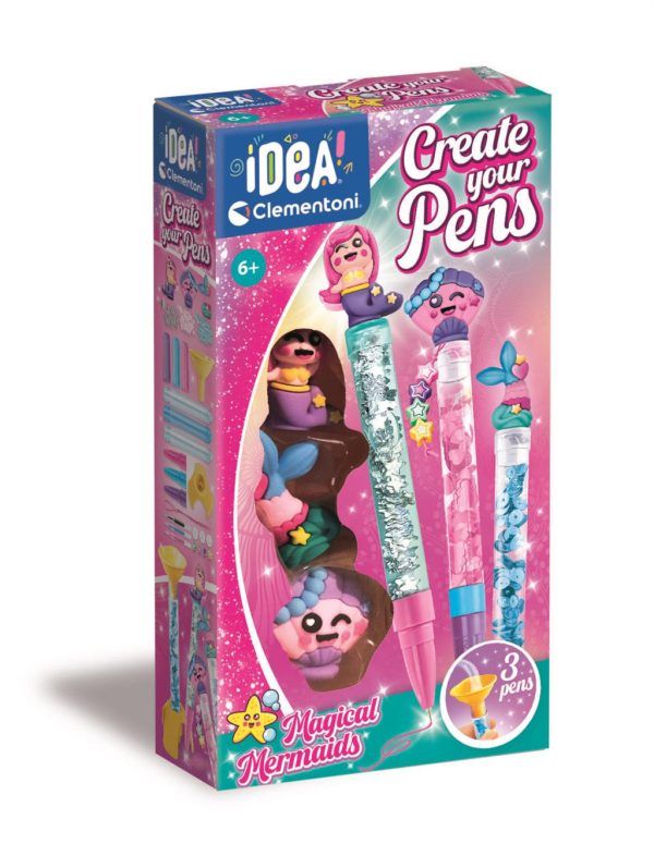 Colour Mermaid Pen-tillverkningskit Clementoni