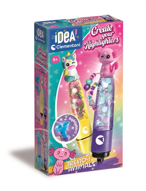 Colour Trendy Animals Clementoni kit för att göra highlighters