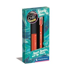 Crazy Chic Peach läppglans och läpppenna Clementoni