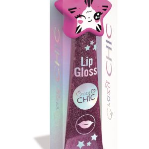 Crazy Chic Pink Star läppglans Clementoni