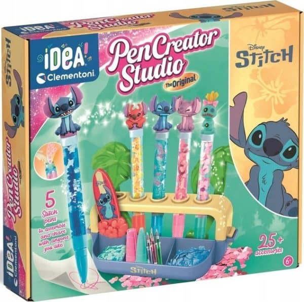 Disney Lilo och Stitch Surf Pennmakarset Clementoni 30x25 cm