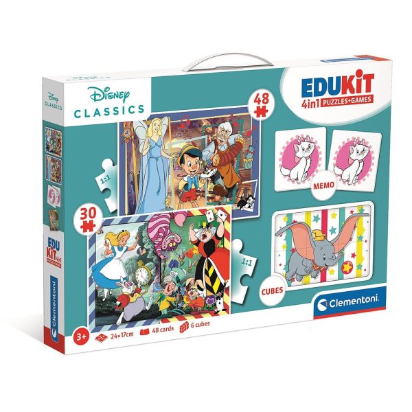 Disney Classics Magisk 4-i-1 Spelsamling Clementoni