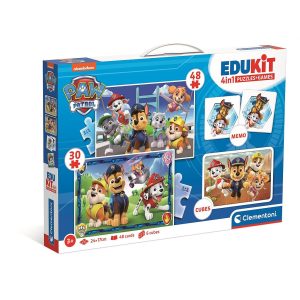 Paw Patrol Rickety Ridge 4-i-1 Spelsamling Clementoni