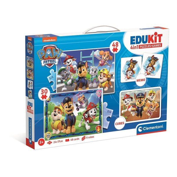 Paw Patrol Rickety Ridge 4-i-1 Spelsamling Clementoni