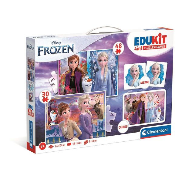 Disney Frozen Seasons 4-i-1 Spelsamling Clementoni
