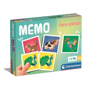 Animals Farm memoryspel med 48 bitar från Clementoni