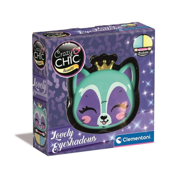Crazy Chic ögonskuggset Clementoni 10x10 cm