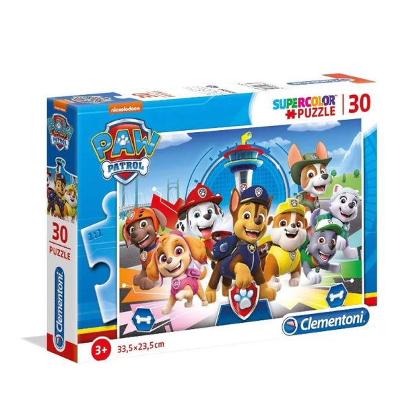 Paw Patrol Pussel 30 Bitar – Clementoni SuperColor